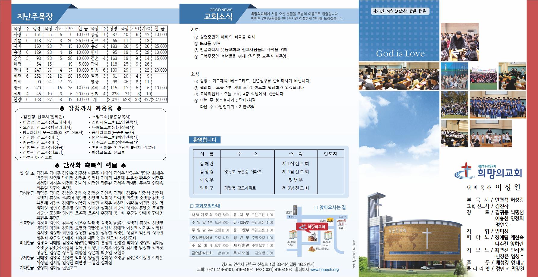2025년 6월 15일 주보